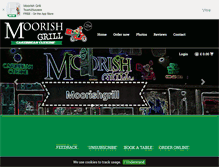 Tablet Screenshot of moorish-grill.co.uk